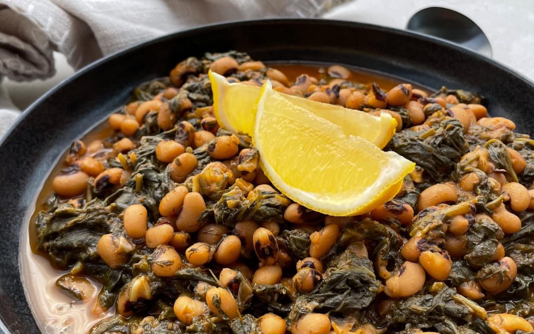 Ochi negri cu spanac