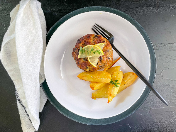 Chiftele de pui cu cartofi