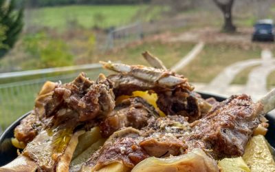 Costite de miel cu cartofi