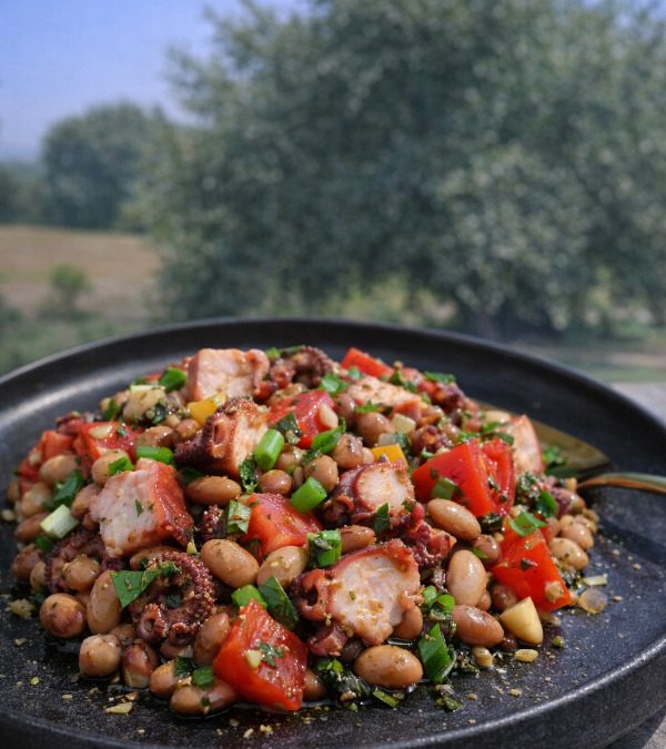 Salata de caracatita si fasole