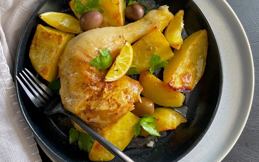 Pui cu cartofi lamaiati low FODMAP