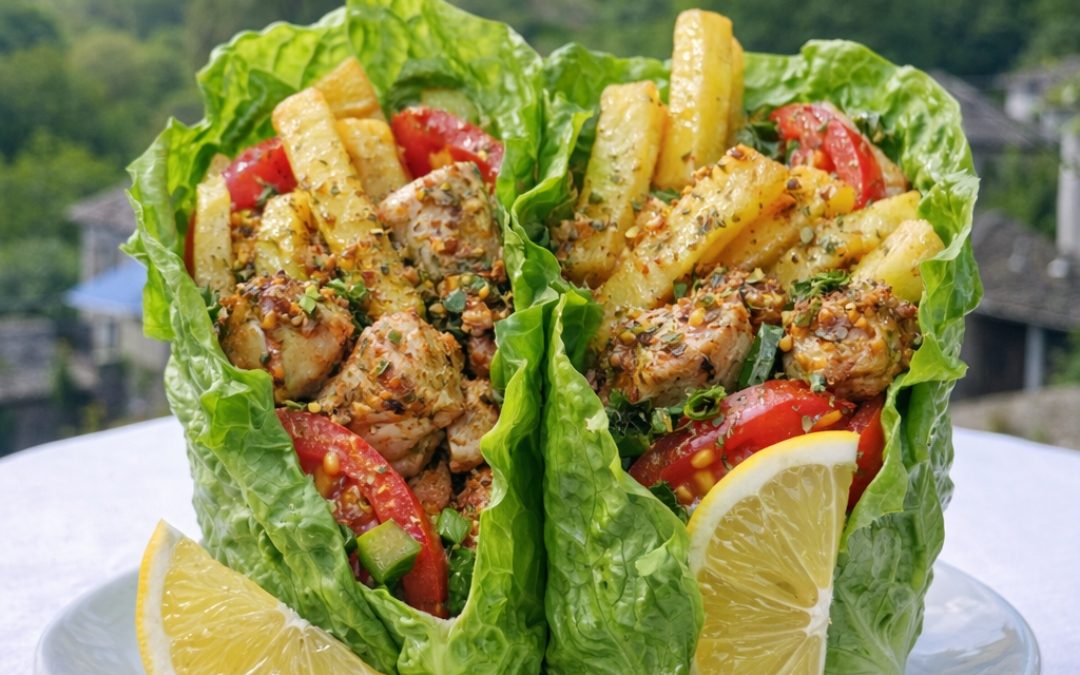 Gyros de pui low FODMAP