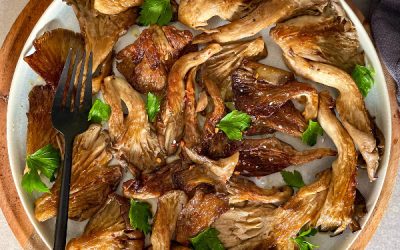 Ciuperci Pleurotus la grill