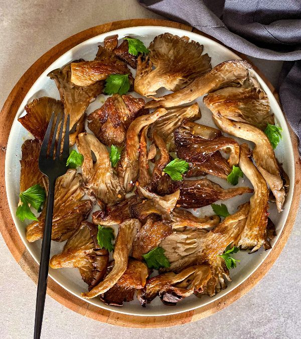 Ciuperci Pleurotus la grill